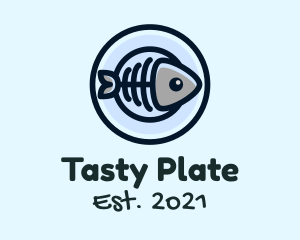 Fishbone Plate logo design