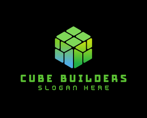 Digital Gaming Cube  logo design