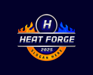 HVAC Heating Cooling logo