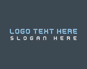 Edgy - Tech Modern Wordmark logo design