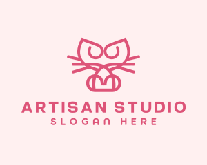 Kitty Cat Kitten logo design