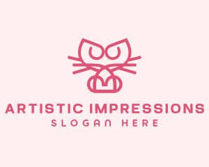 Kitty Cat Kitten logo design