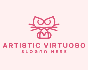 Kitty Cat Kitten logo design