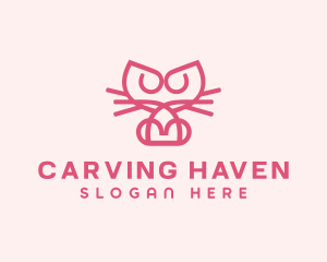 Kitty Cat Kitten logo design