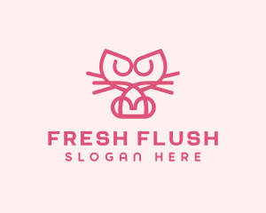 Kitty Cat Kitten logo design