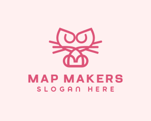 Kitty Cat Kitten logo design