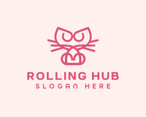 Kitty Cat Kitten logo design