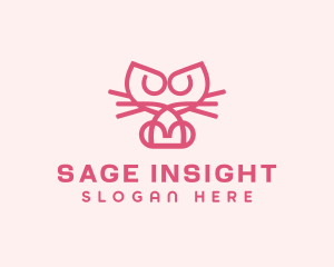 Kitty Cat Kitten logo design