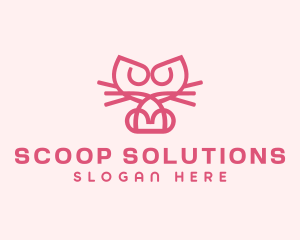 Kitty Cat Kitten logo design