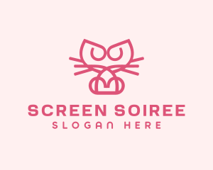 Kitty Cat Kitten logo design