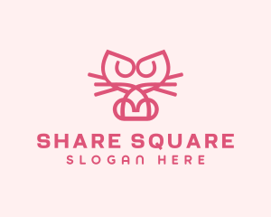 Kitty Cat Kitten logo design