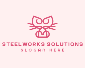 Kitty Cat Kitten logo design