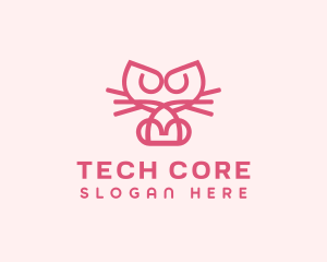 Kitty Cat Kitten logo design