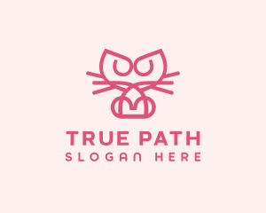 Kitty Cat Kitten logo design