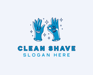 Clean Gloves Housekeeping logo design