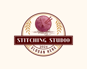 Yarn Ball Sewing logo design