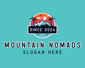 Mountain Travel Getaway logo design