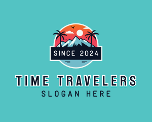 Mountain Travel Getaway logo design