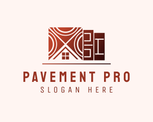 House Tiles Pavement logo design