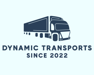 Haulage Transport Truck logo design