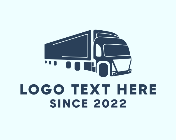 Haulage Transport Truck logo