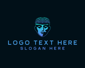 Human Ai Cyber Tech Logo