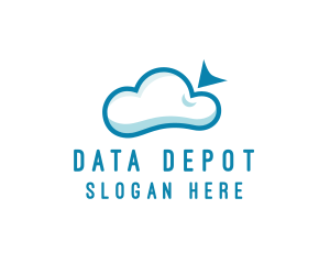 Digital Data Cloud  logo design