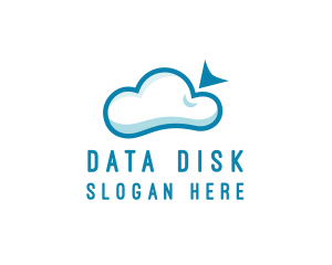 Digital Data Cloud  logo design