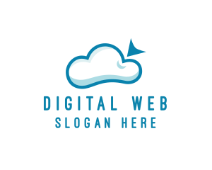 Digital Data Cloud  logo design