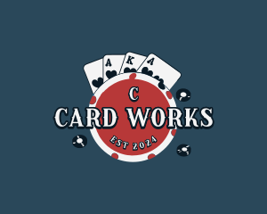 Casino Gambling Poker logo design