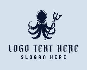 Kraken Mythological Monster logo