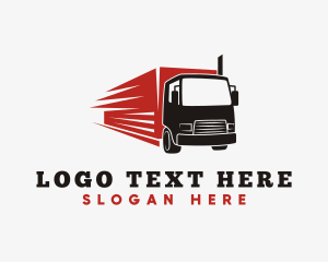 Haulage Transport Truck logo