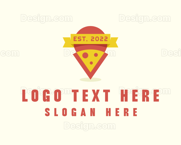 Cheese Pizza Restaurant Logo