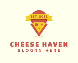 Cheese Pizza Restaurant logo design