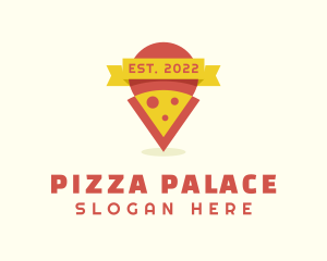 Cheese Pizza Restaurant logo design