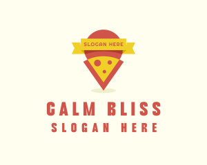 Cheese Pizza Restaurant Logo