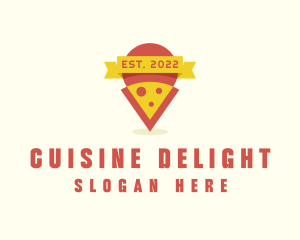 Cheese Pizza Restaurant logo design