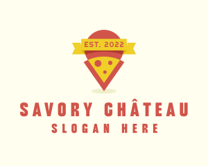 Cheese Pizza Restaurant logo design