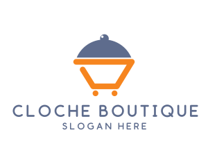 Dinner Cloche Cart logo design