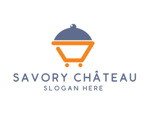 Dinner Cloche Cart logo design