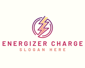 Electric Lightning Bolt logo design