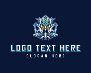 Gaming Robot Character logo