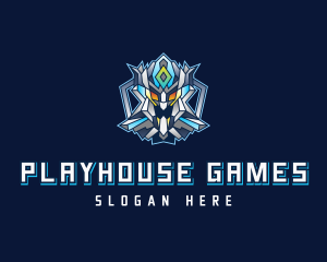 Gaming Robot Character logo design