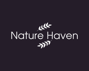 Nature Leaf Wellness logo design