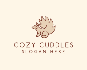 Squirrel Animal Plushie logo design