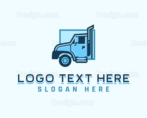 Truck Transport Delivery Logo