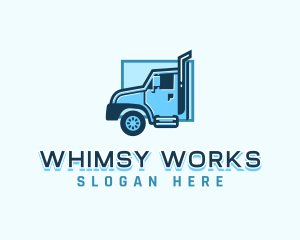 Truck Transport Delivery Logo