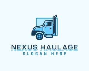 Truck Transport Delivery logo design