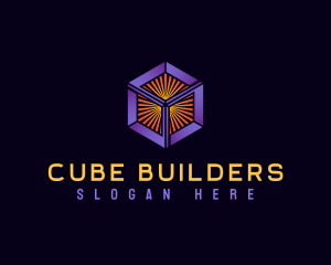 Computer Software Cube logo design