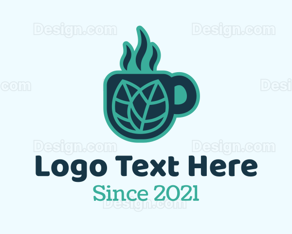 Hot Tea Cup Logo